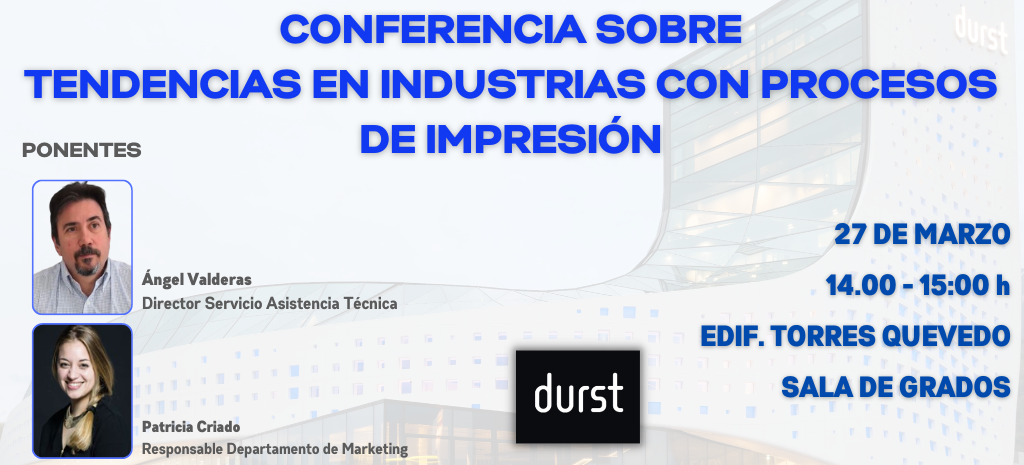 Banner conferencia DURST Ibérica