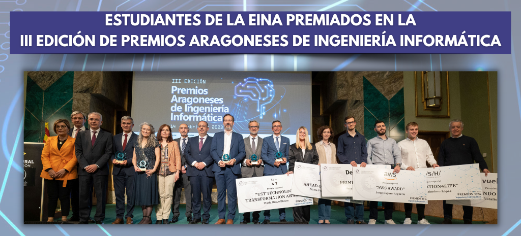 Estudiantes premiados III Premios Aragoneses Ingeniería Informática