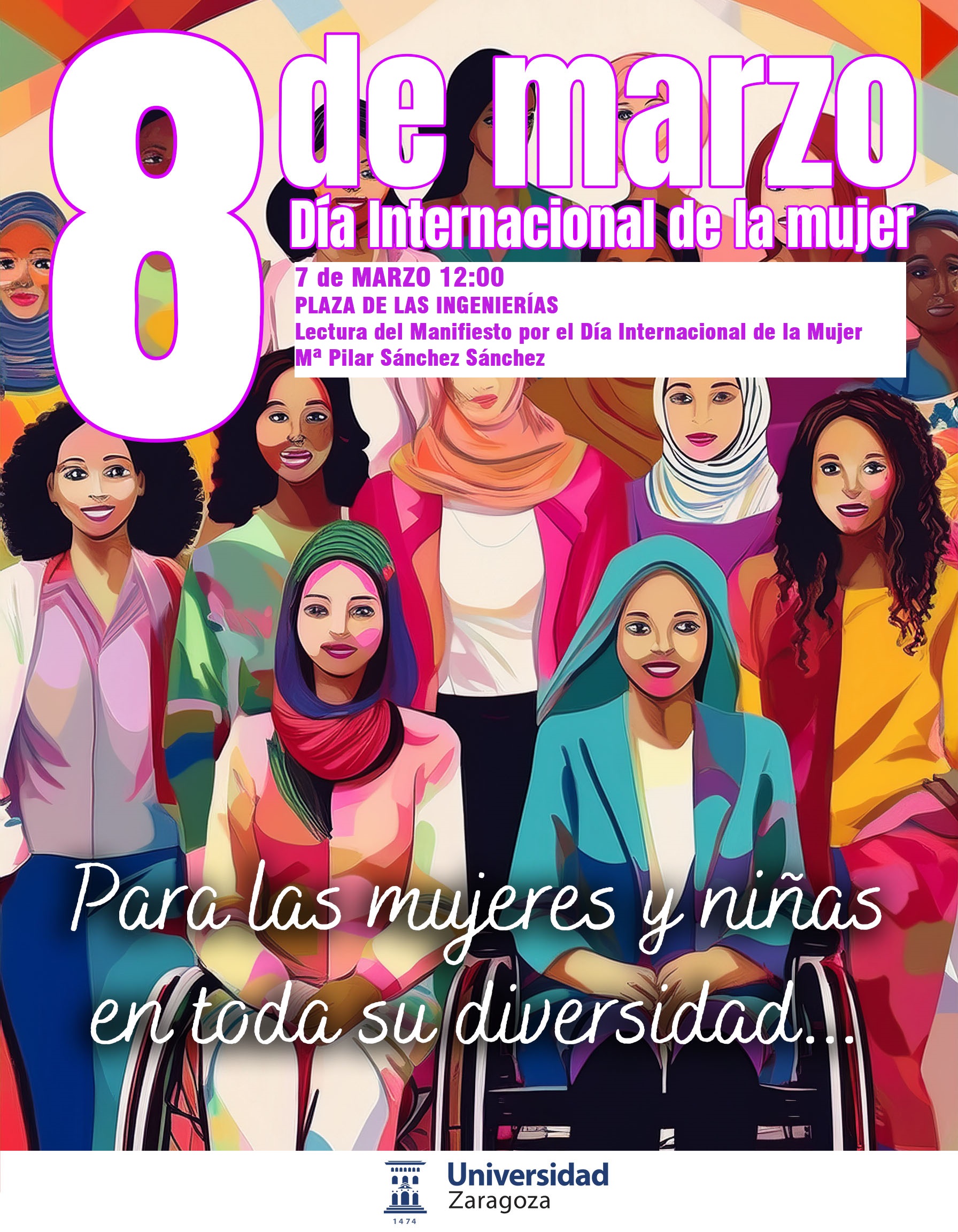 8M Lectura del Manifiesto por el día Internacional de la Mujer