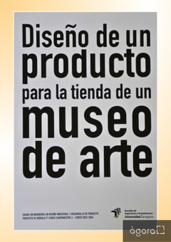 Diseño de un producto para tienda museo de arte