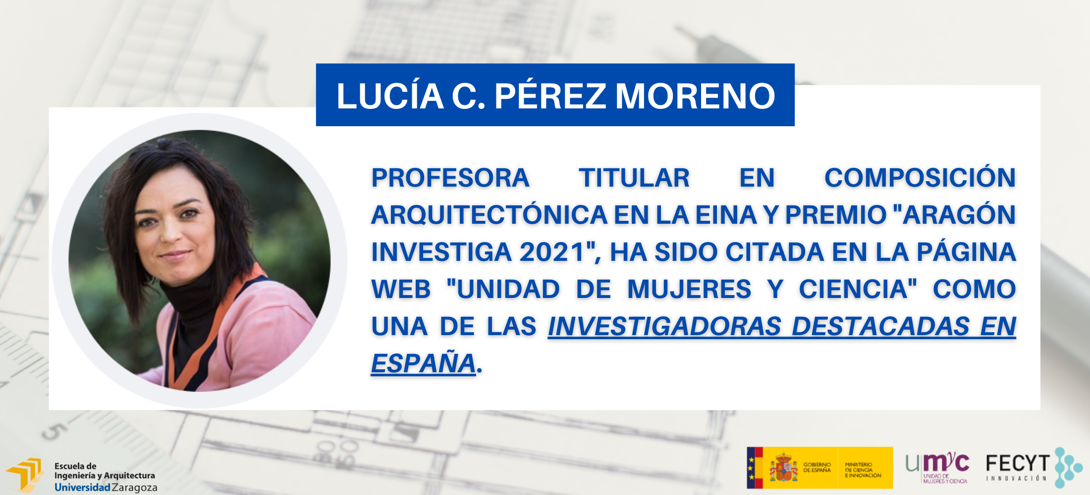 Lucía C. Pérez Moreno investigadora destacada España