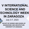 V International Science and Tecnology Week in Zaragoza. 