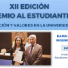 Premio Consejo Social al Estudiante Educación y Valores 2023