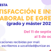 Banner Encuesta egresados Grados y Máster 2020/21