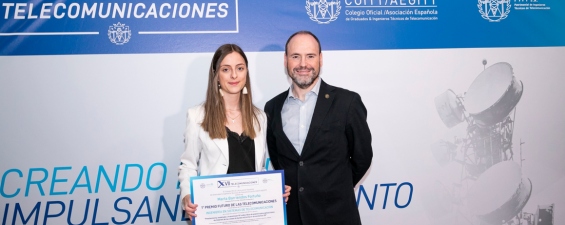 Marta Barriendos galardonada con el primer premio Fututo de las Telecomunicaciones