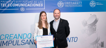 Marta Barriendos galardonada con el primer premio Fututo de las Telecomunicaciones