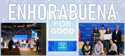 ViveRural, ganador del tercer premio del HackForGood