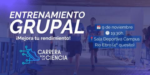 Carrera por la ciencia: entrenamiento grupal