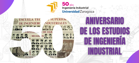 20241017_Banner 50 Aniversario Ingeniería Industrial en Zaragoza