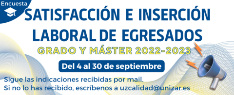 Encuesta egresados de grado y máster curso 2022-2023